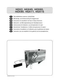 Notice HARVIA HGX60 Générateur