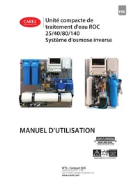 Notice Carel WTS COMPACT Système de traitement d'eau