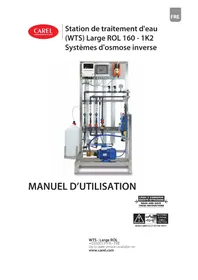Notice Carel WTS LARGE Filtre à eau