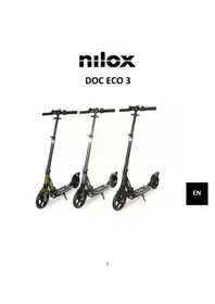 Notice NILOX DOC ECO 3 Trottinette électrique