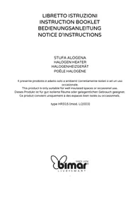 Notice Bimar HR315 Heizung