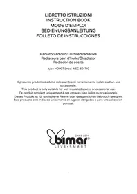 Notice Bimar HO007 Heizung