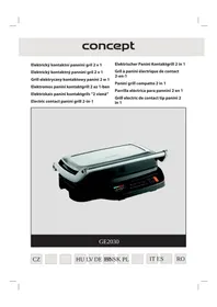 Notice Concept GE2030 Grilovací deska