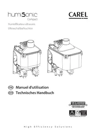 Notice Carel HUMISONIC COMPACT Humidificateur