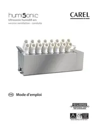 Notice Carel HUMISONIC VENTILATION Humidificateur