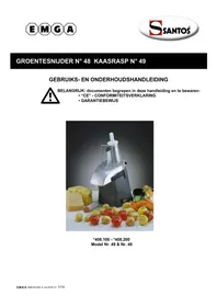 Notice Santos N° 49 Robot de cuisine