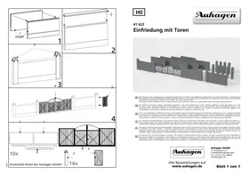 Notice Auhagen 41622 Maquettisme