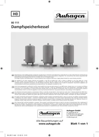 Notice Auhagen 80111 Maquettisme