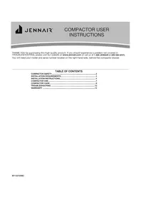 Notice JENN-AIR JKTPX151HM Compactor