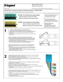 Notice On-Q AC1058 Module réseau