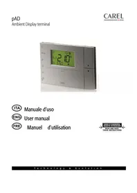 Notice Carel PAD Thermostat