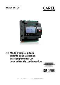 Notice Carel PRACK PR100T Compresseur