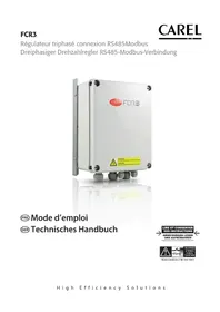 Notice Carel FCR3 Régulateur industriel