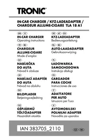 Notice TRONIC TLA 18 A1 Chargeur de voiture
