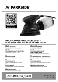 Notice PARKSIDE PMS 160 B2 Ponceuse