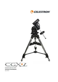 Notice CELESTRON CGXL EQUATORIAL 925 Télescope