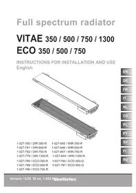 Notice HARVIA DIR750R Radiateur