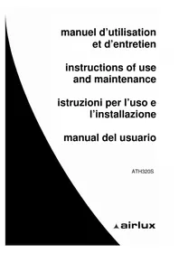 Notice AIRLUX ATH320S Cocina