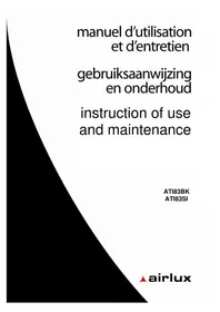 Notice AIRLUX ATI83BK Fornuis