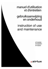 Notice AIRLUX ATI322WH Fornuis