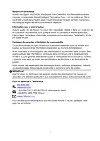 Notice Autel MAXIBAS BT609 Chargeur de piles