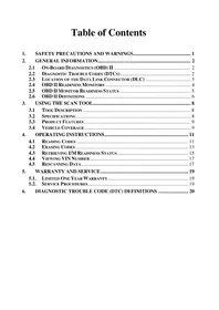 Notice Autel AUTOLINK AL301 Outil de diagnostic automobile