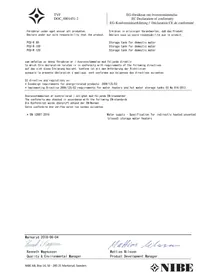 Notice Nibe PCUR 80 Chauffe-eau