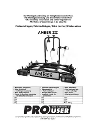 Notice Pro-User AMBER III Porte-vélo