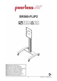 Notice Peerless-AV SR560FLIP2 Support écran plat