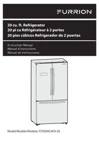 Notice Furrion FCR20ACAFASS Fridge