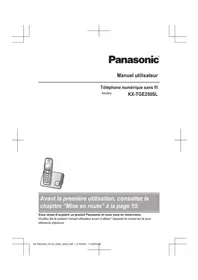 Notice PANASONIC KXTGE250 Téléphone sans fil