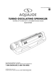 Notice Aqua Joe SJITLS20 Arroseur automatique