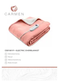 Notice Carmen CEB1801P Couverture chauffante électrique