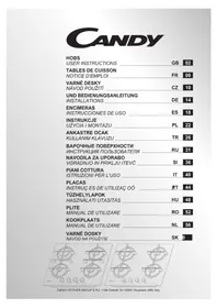 Notice CANDY CVG6BALG Ocak
