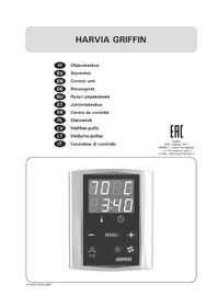 Notice HARVIA GRIFFIN CG170 Sauna