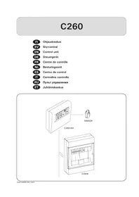 Notice HARVIA XENIO C260 Contrôleur