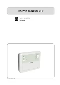 Notice HARVIA SENLOG CF9 Thermostat