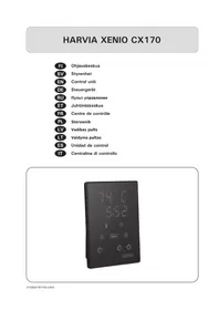 Notice HARVIA XENIO CX170 Thermostat