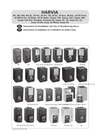 Notice HARVIA LINEAR 6 WKP160C Poêle