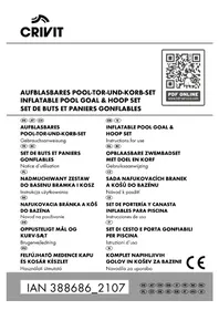 Notice CRIVIT IAN 388686 Jeux et jouets gonflables