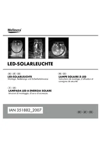 Notice MELINERA HG07137A Lampada solare