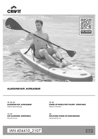 Notice CRIVIT IAN 404410 Tavola da paddle gonfiabile