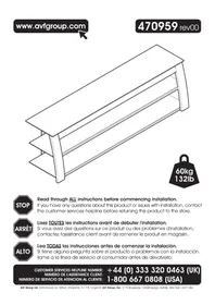 Notice AVF KIVU FS1800KIV Meuble TV