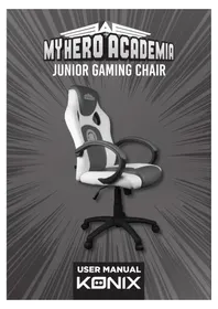 Notice KONIX MY HERO ACADEMIA Chaise de jeux