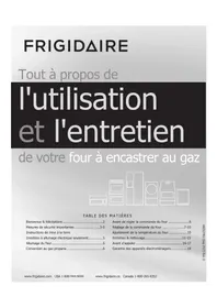 Notice FRIGIDAIRE FFGW2425QW Four