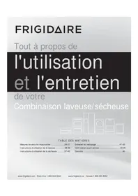 Notice FRIGIDAIRE FFLG1011MW Lave-linge séchant