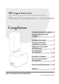 Notice FRIGIDAIRE FFC0723DW Congélateur