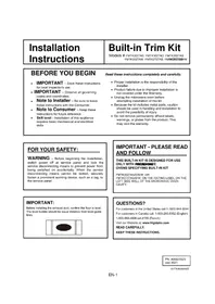 Notice FRIGIDAIRE FMTK3027AD Micro-ondes