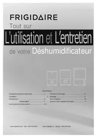 Notice FRIGIDAIRE FFAD3033RE Déshumidificateur