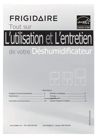 Notice FRIGIDAIRE LAD704DUL Déshumidificateur